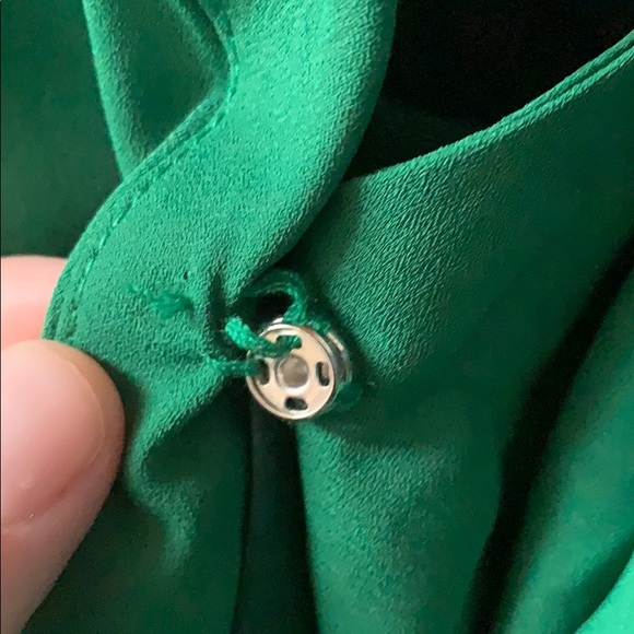 Green Wrap Jumpsuit - Picture 5 of 5